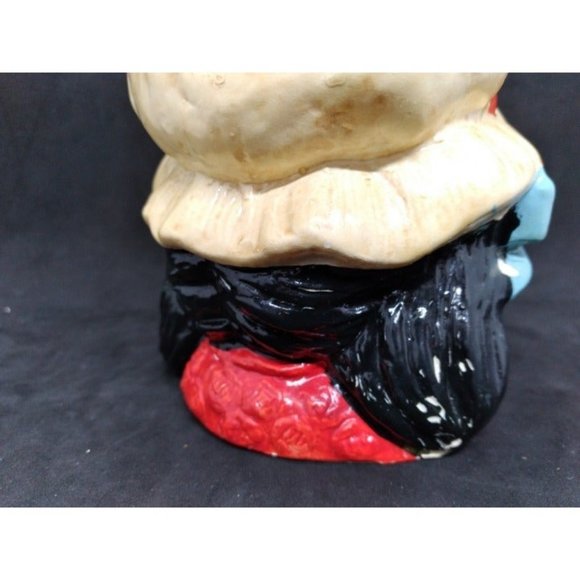 Two Vtg Enesco Japan Set of Strawberry Shortcake style Girls Head Planter vases - Picture 11 of 16